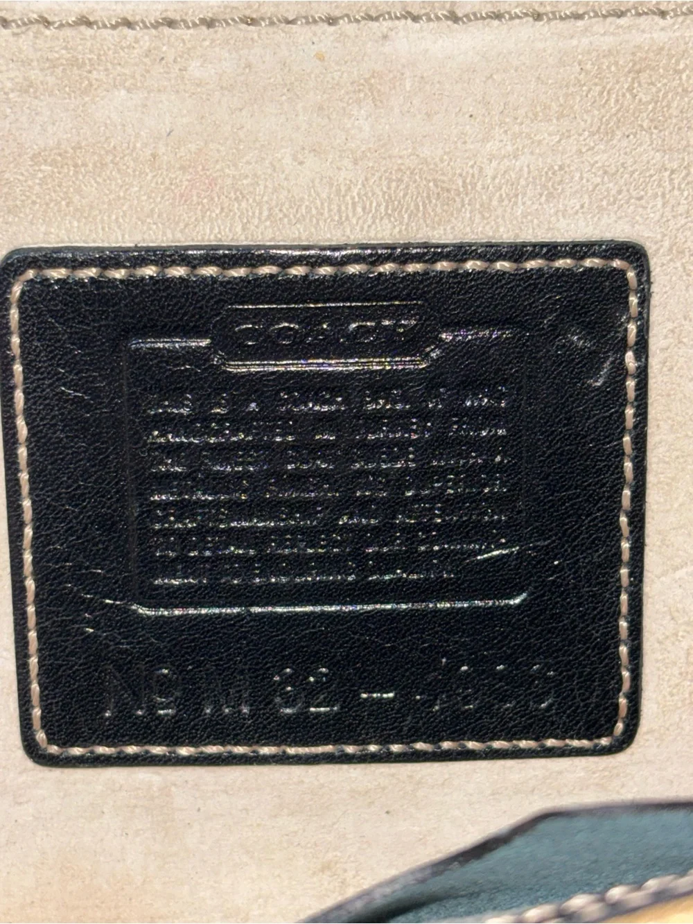 Coach Soho Metallic Gold Leather Wallet/Wristlet Clutch Y2K 2003
